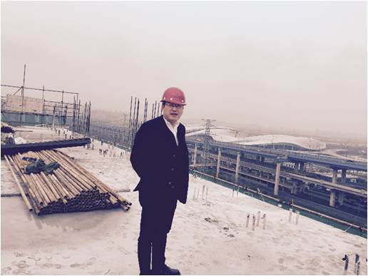 集團總裁柯建東蒞臨九期現場視察指導工作