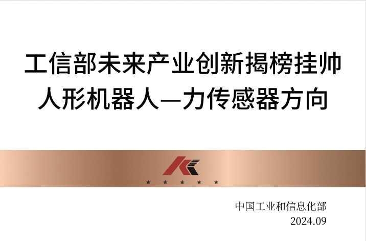 工信部未來產(chǎn)業(yè)創(chuàng)新揭榜掛帥—人形機(jī)器人—力傳感器方向